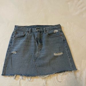 Vintage levis mini skirt